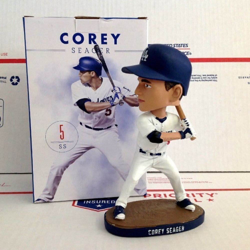 Corey Seager 2016 Dodgers Bobblehead SGA NIB​​​​​​​​​​​ - Picture 2 of 2